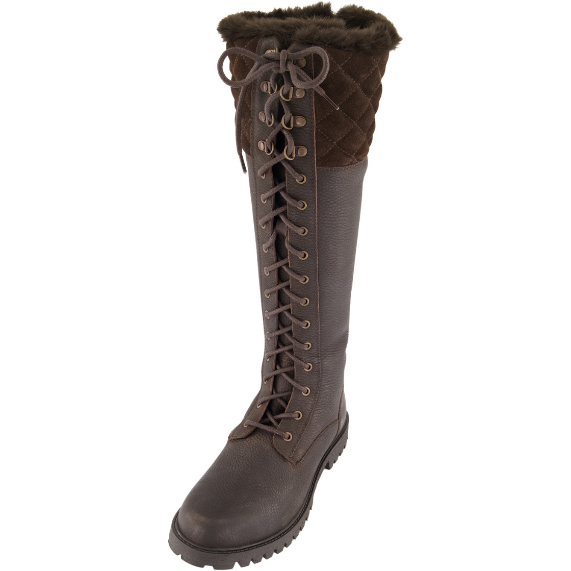 2026 Dublin Unisex Yukon Gevoerde Hoge Landelijke Laarzen 1031314 - Chocolate